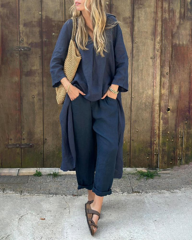 MIRAVO | Chique Twee-delige Set – Elegant & Comfortabel voor Lente & Zomer