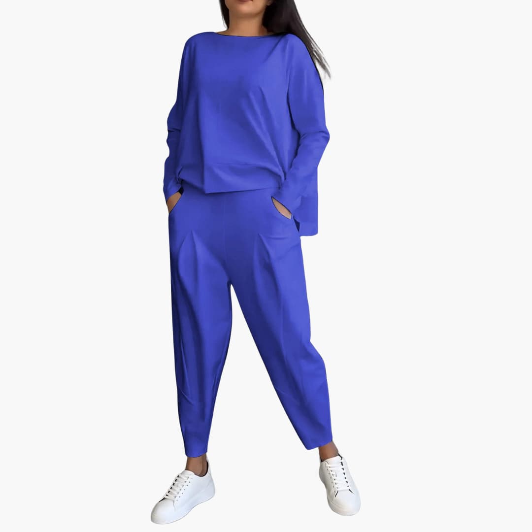Anna | Comfortabele Twee-delige Set met Ronde Halslijn
