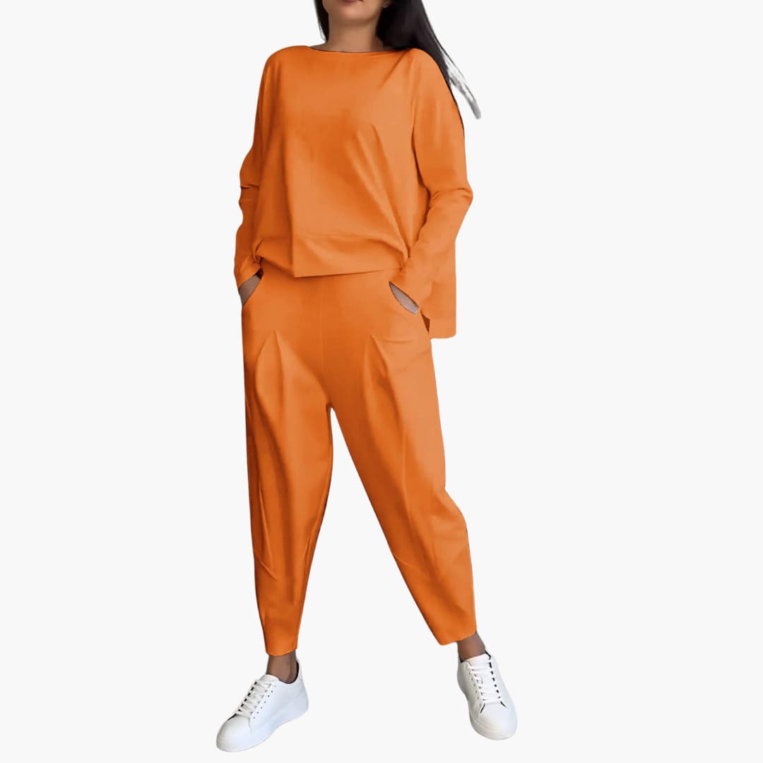 Anna | Comfortabele Twee-delige Set met Ronde Halslijn