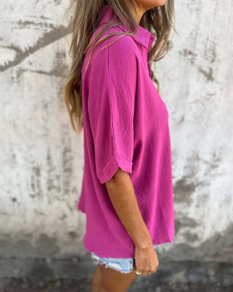 Sirena | Casual overhemd met kleur en stijl – Voor moeiteloze elegantie