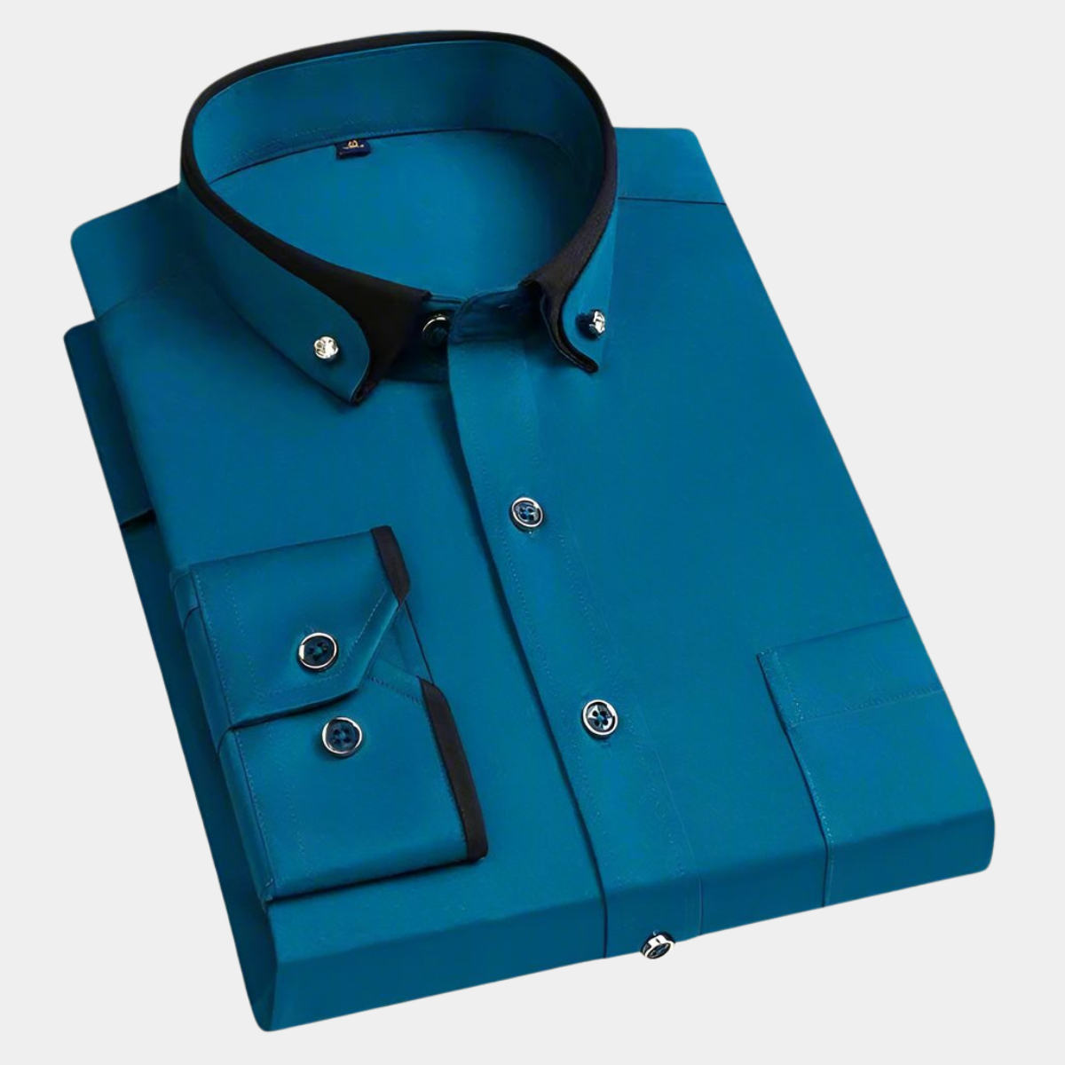 ROSSI ROMA | HEREN CLASSIC SHIRT MET LANGE MOUWEN