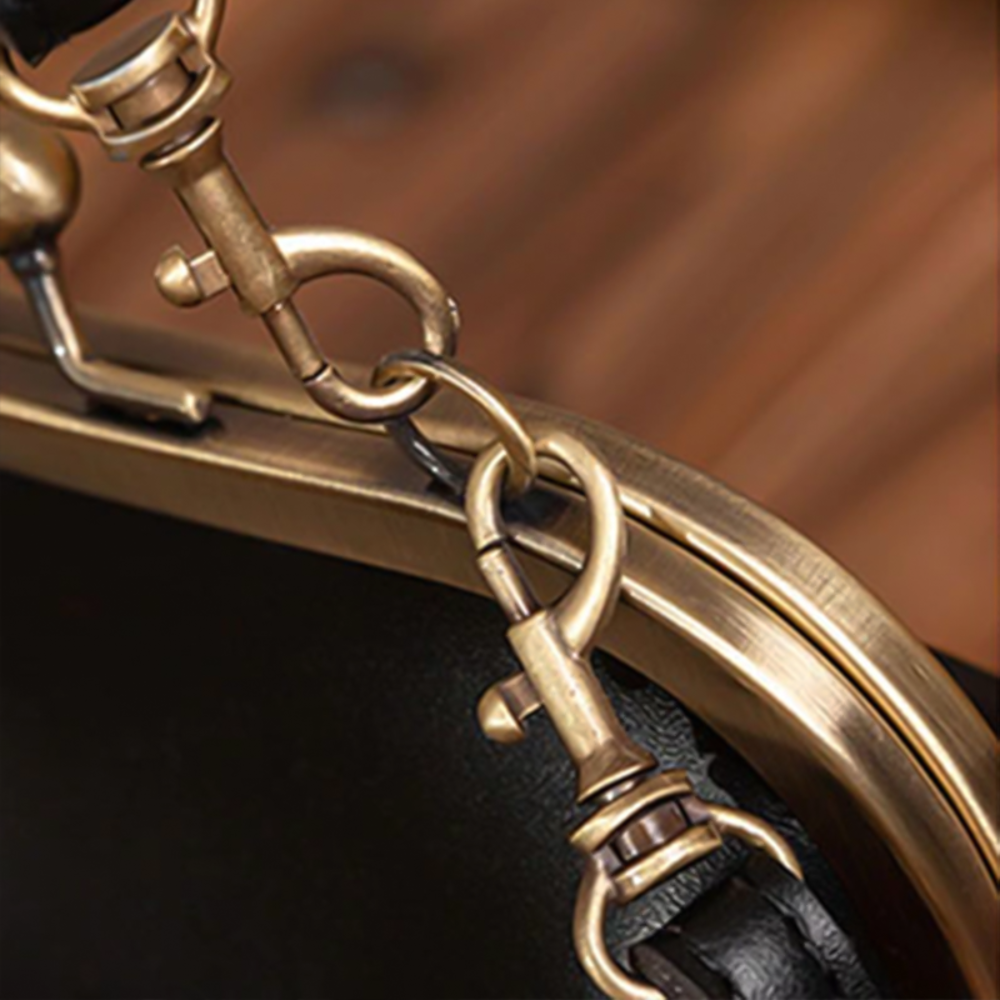 Vintage Sac met Draaisluiting - Het Retro Chic Essentie van Grace