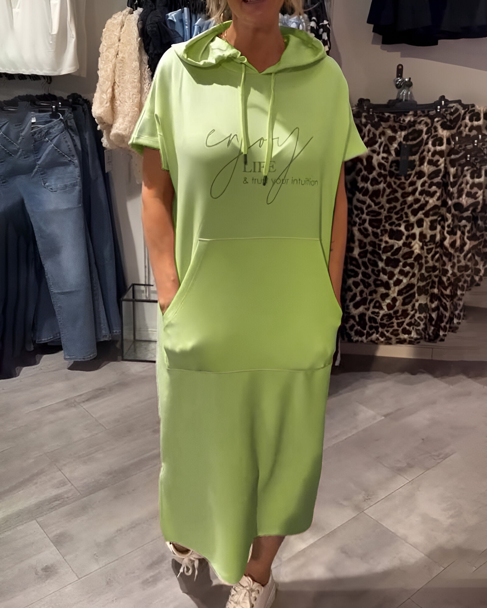 Koelman | Casual Hoodie Jurk – Comfort & Stijl in Één Beweging