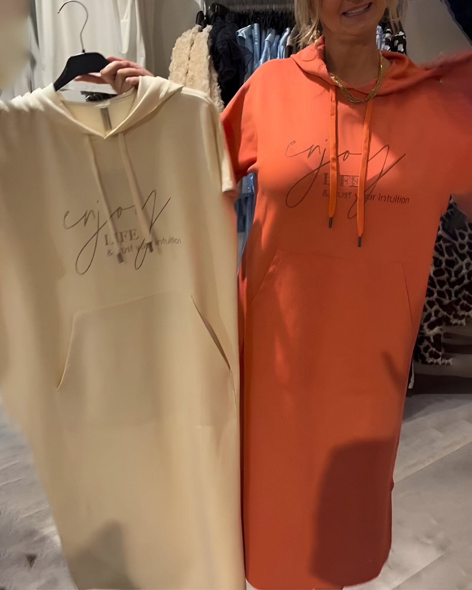 Koelman | Casual Hoodie Jurk – Comfort & Stijl in Één Beweging