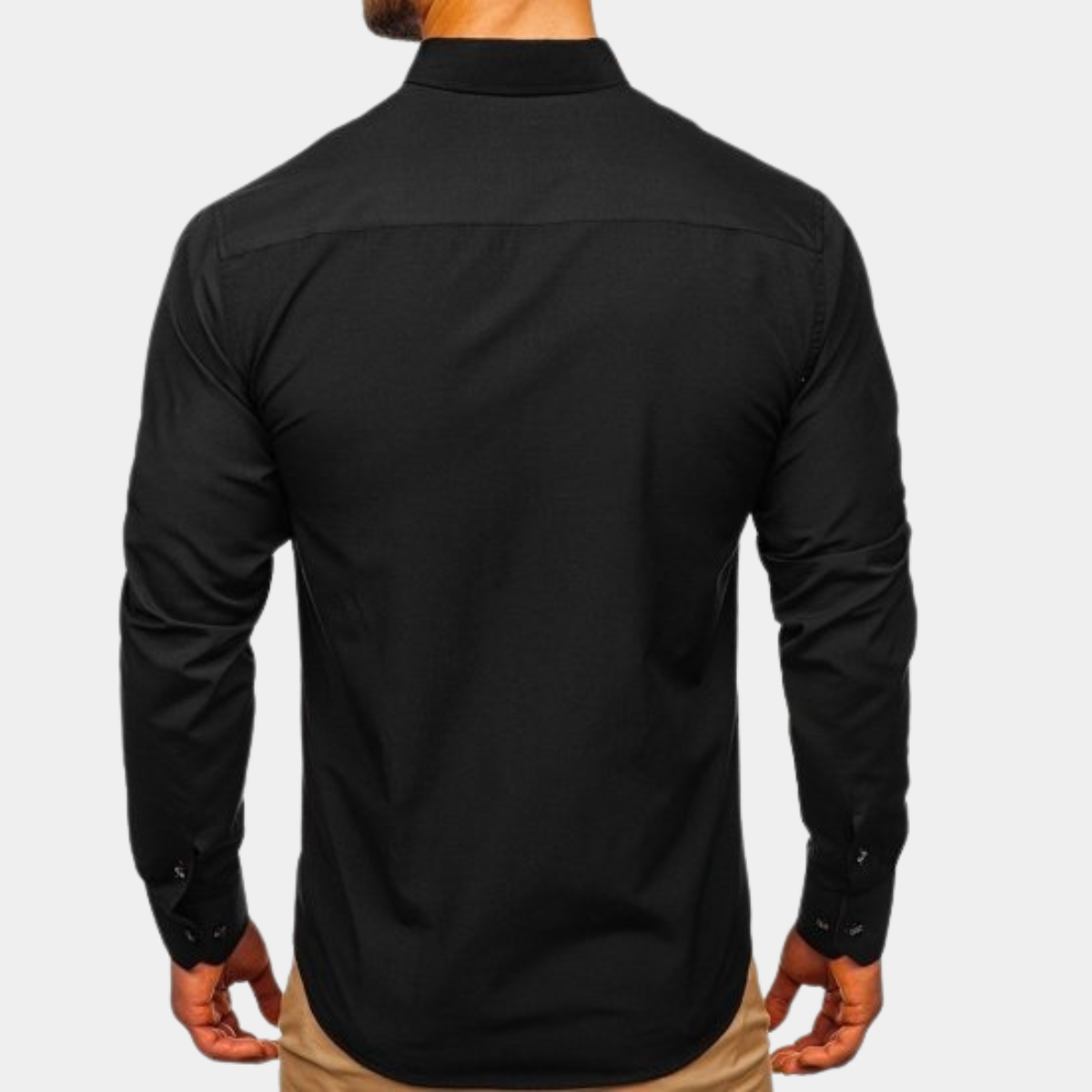 ROSSI ROMA | HEREN CLASSIC SHIRT MET LANGE MOUWEN