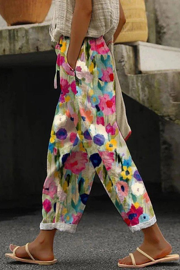 Luna – Bold Bloom Broek