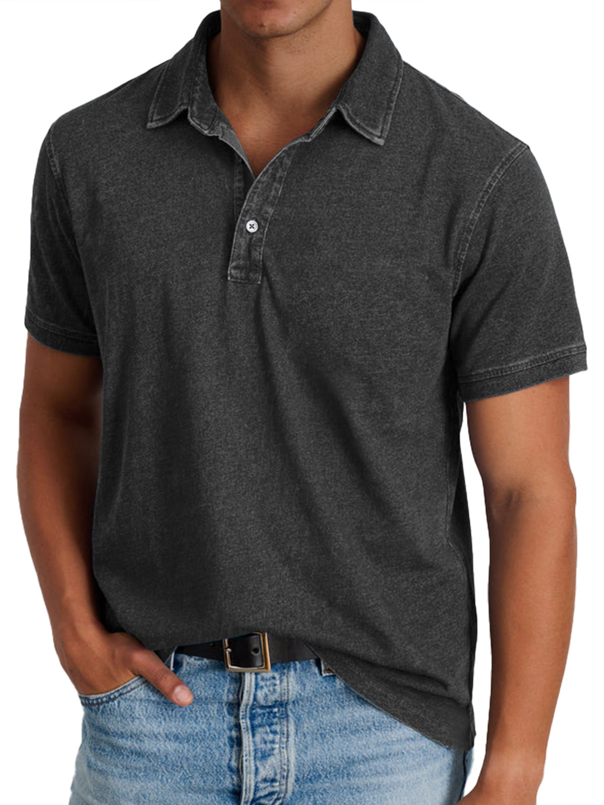 Lenoir™ | Poloshirt met kraag