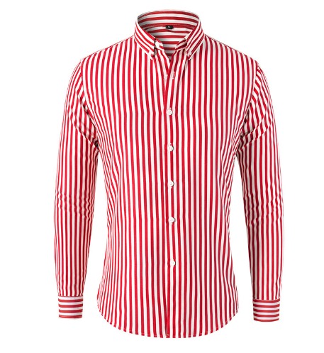 MIRAVO | Gestreept herenhemd – Slim & Zelfverzekerd