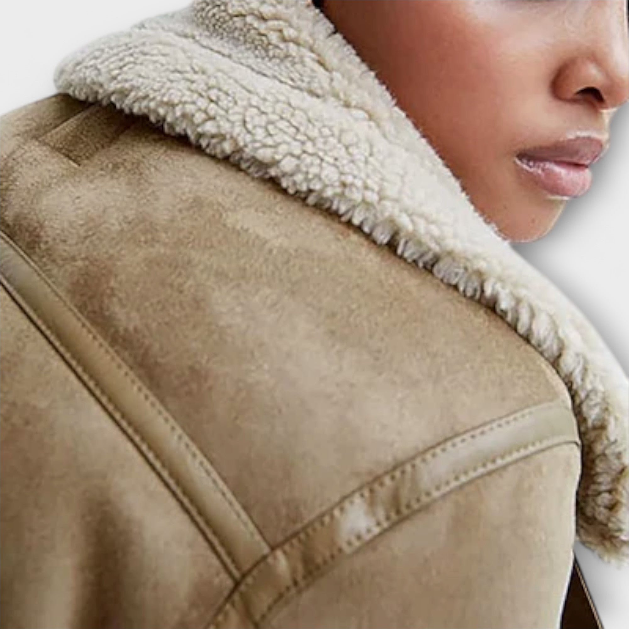 Aviator Aurora Shearling Jas