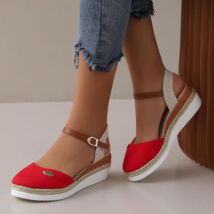 Alfonsa | Orthopedische Sandalen, Met Plateau, Ademend en Ontspannend