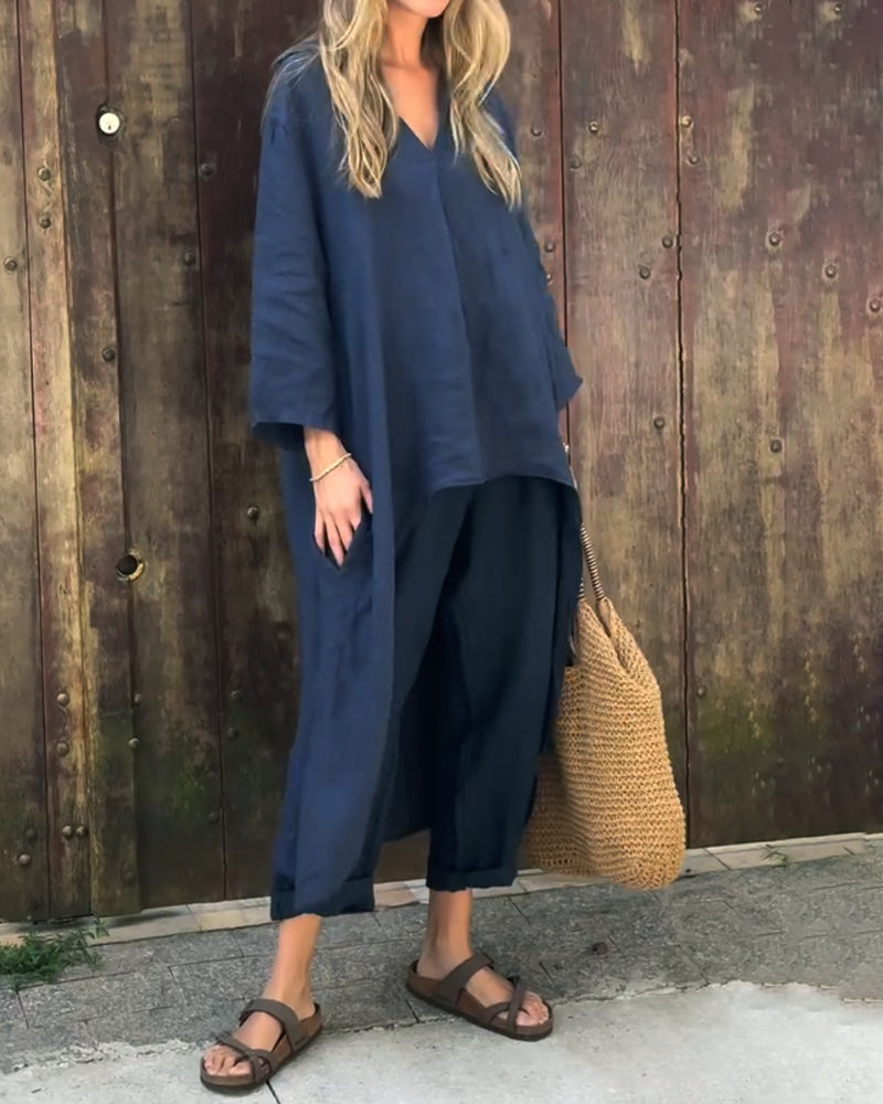 MIRAVO | Chique Twee-delige Set – Elegant & Comfortabel voor Lente & Zomer