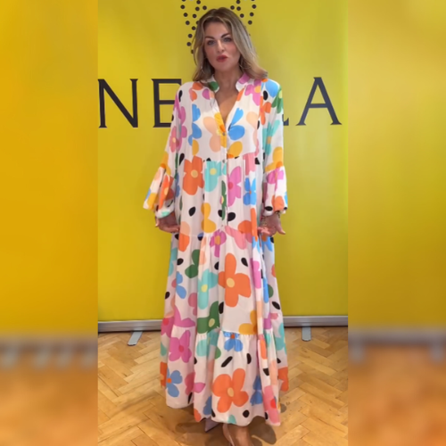 Luna™ - Chique en elegante bloemenjurk voor een verfijnde look