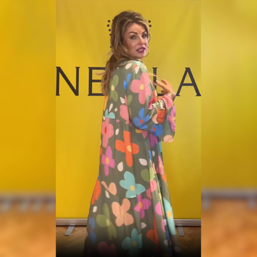 Luna™ - Chique en elegante bloemenjurk voor een verfijnde look