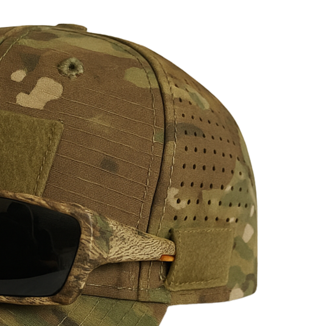 Koelman | Camo Cap met Brillenhouder – Nooit Meer Je Zonnebril Kwijt!