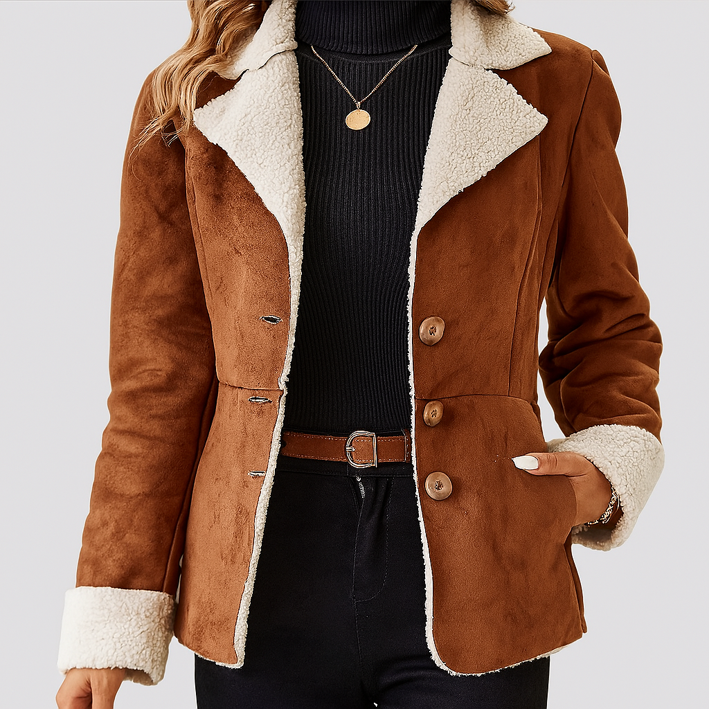 Isabella™ Dames Kunstbont Jasje