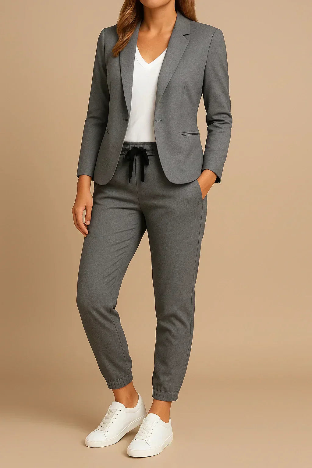 Anastazia | elegant set met jas en broek