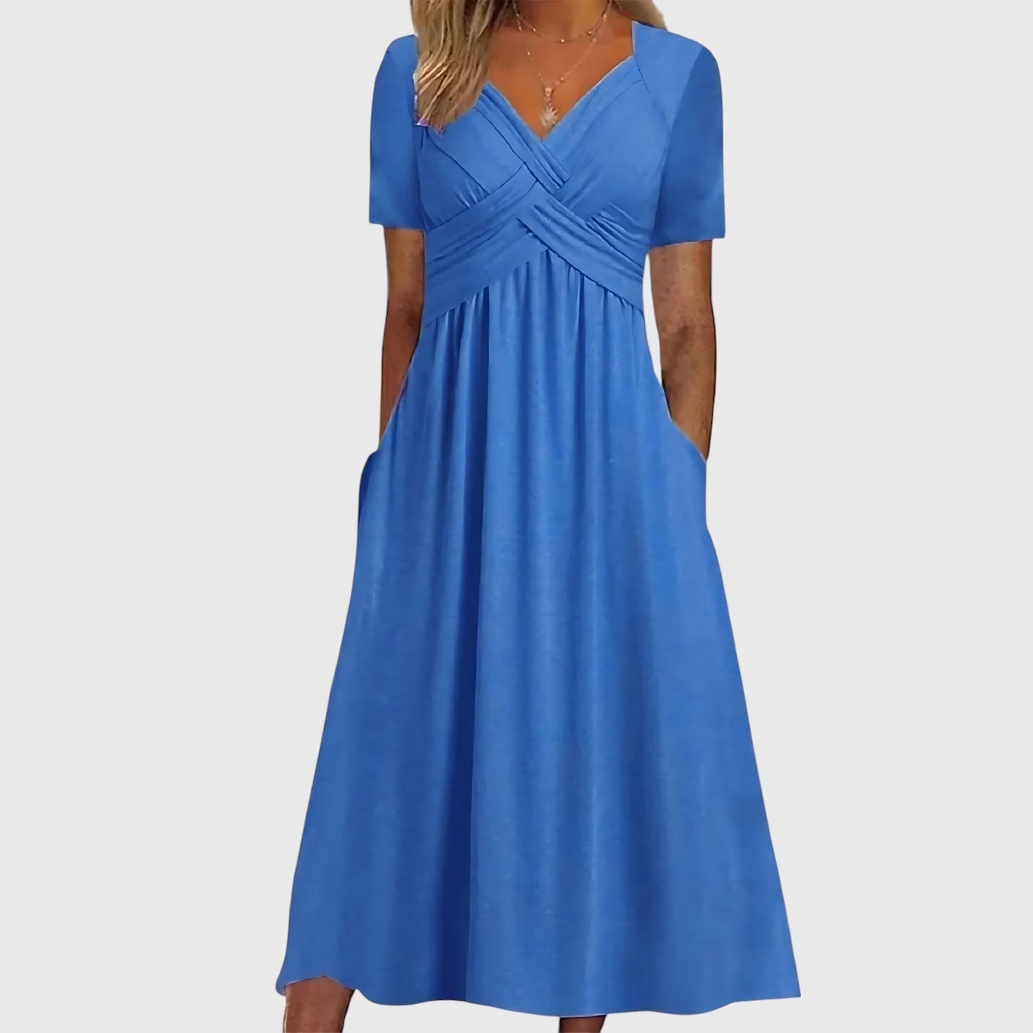 Mirone™ | Elegante Midi Jurk – Tijdloos, Verfijnd & Comfortabel