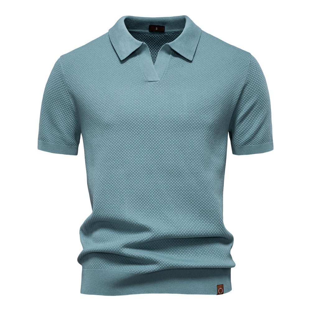 Ulrich – Gestructureerd Polo-Shirt