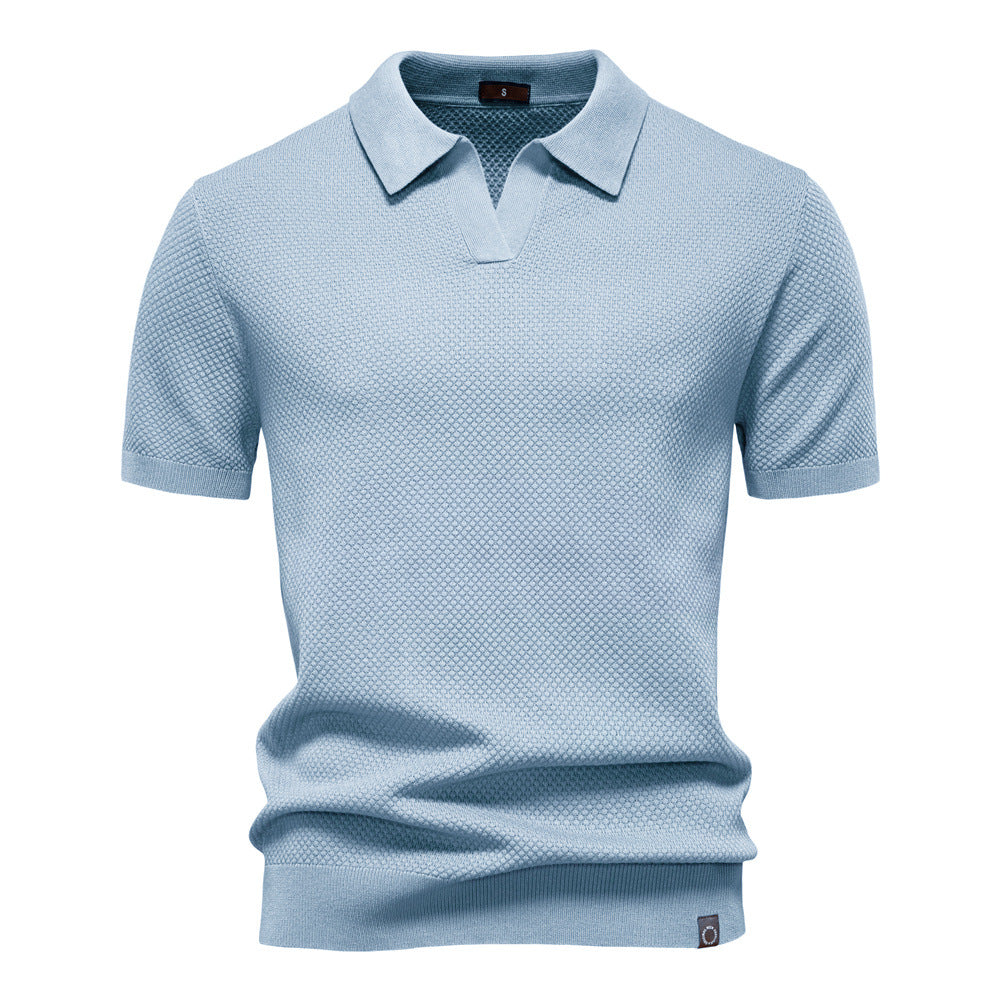 Ulrich – Gestructureerd Polo-Shirt