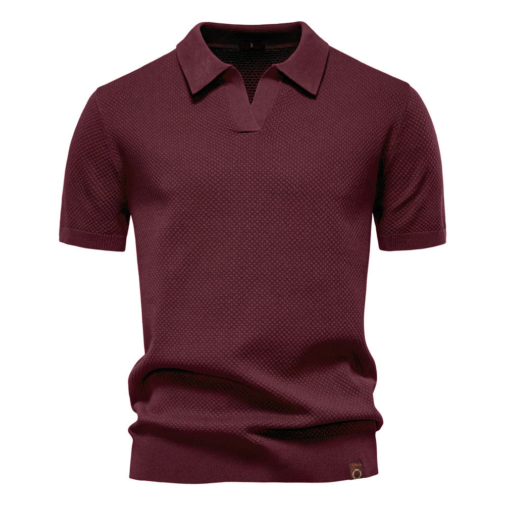 Ulrich – Gestructureerd Polo-Shirt