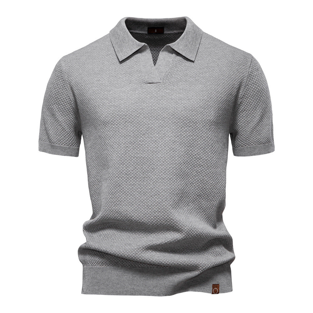 Ulrich – Gestructureerd Polo-Shirt