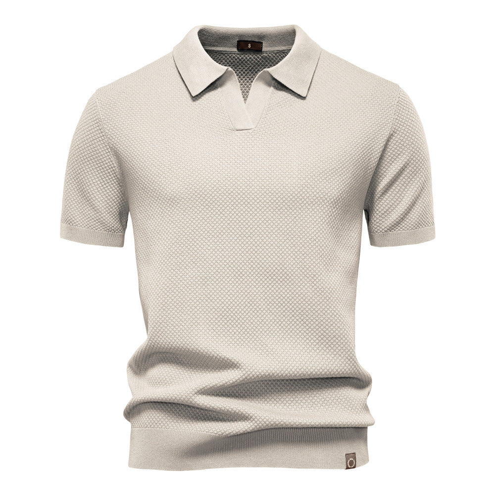 Ulrich – Gestructureerd Polo-Shirt