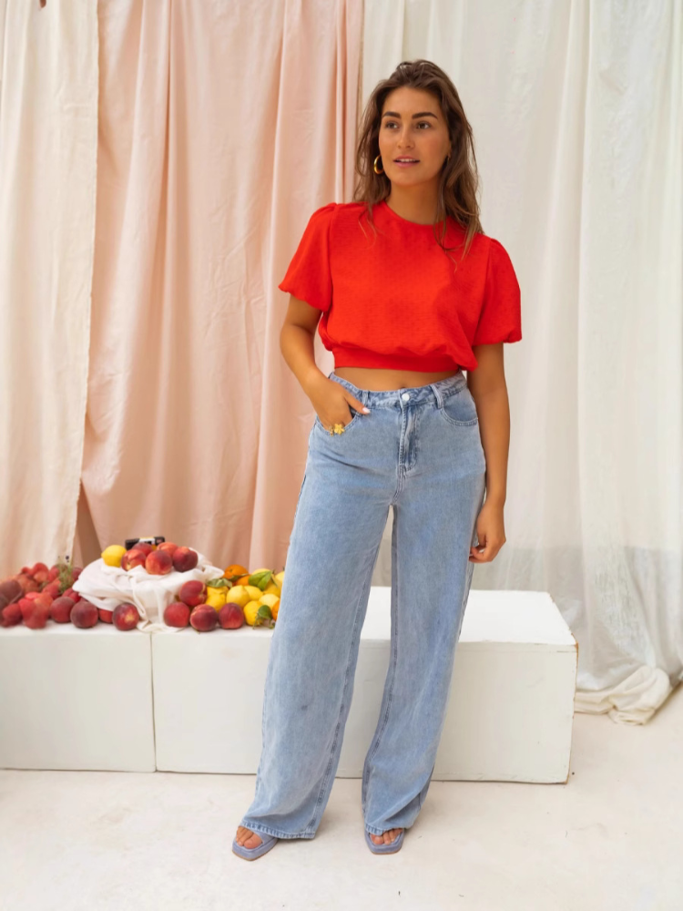 LORENA™ | DE CROP BLOUSSE