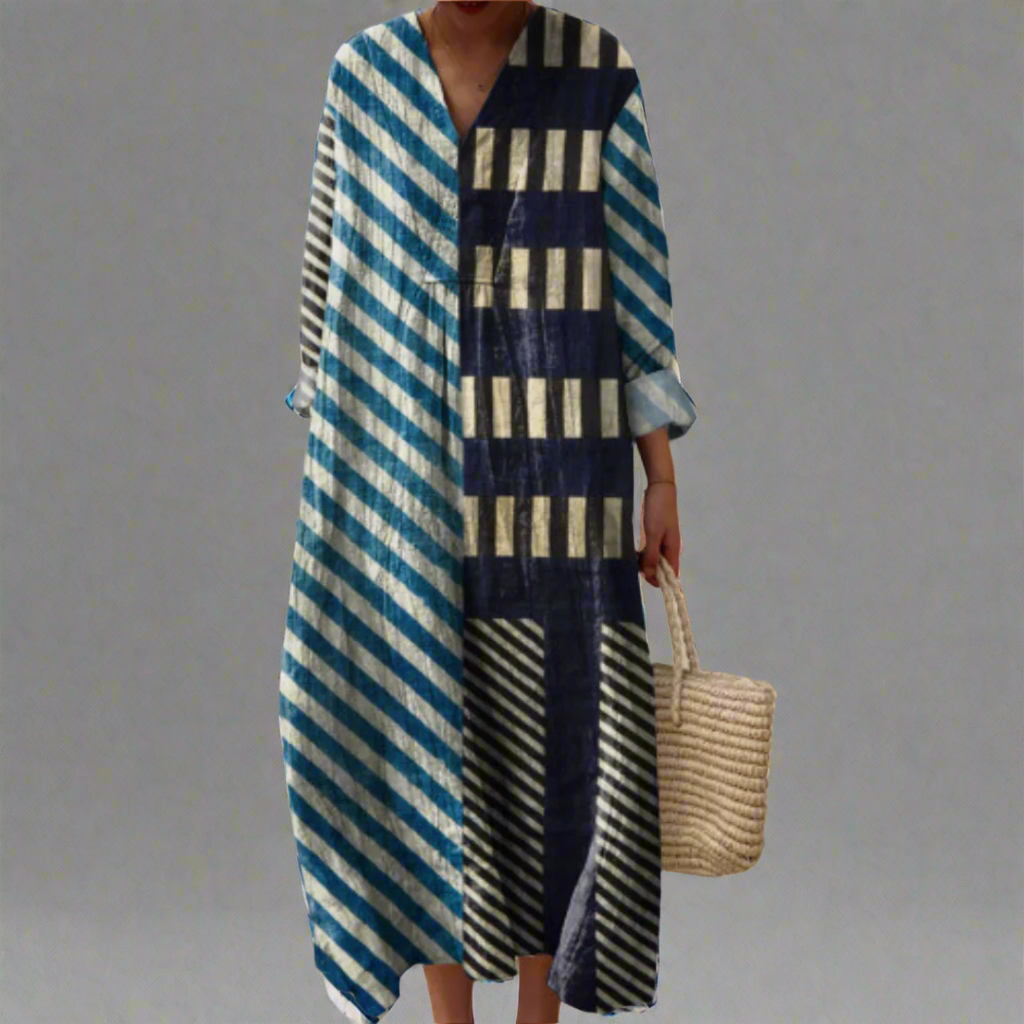 Lita | Elegant geometrisch jurk