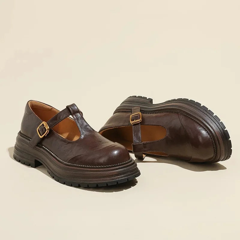 Chiara - Elegante Mary Jane Schoenen van Hoogwaardige Leer