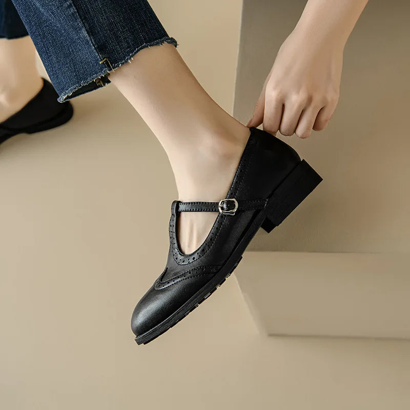 Lincy | Elegante T-Strap Mary Janes