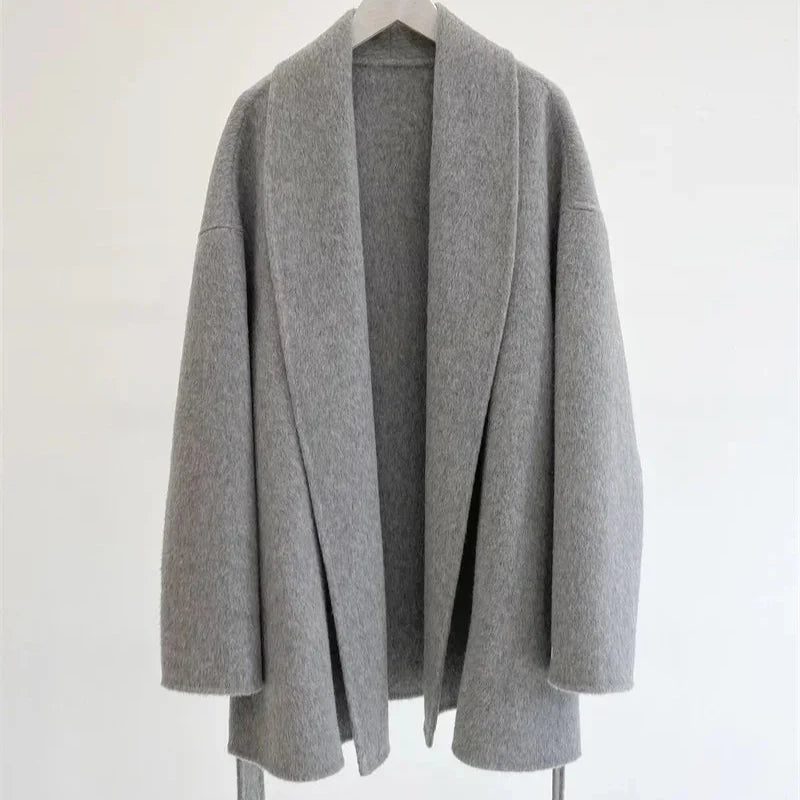 Serenya | Elegante jas van zacht stof
