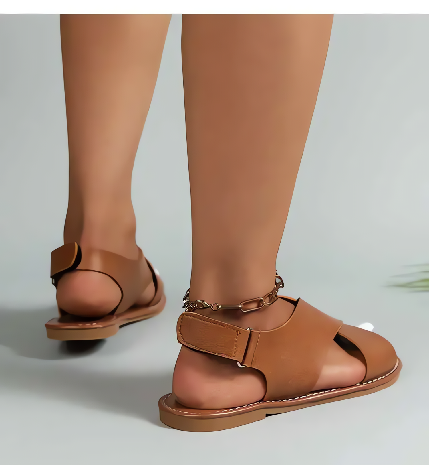 Eliza™ | Zomerse Platte Sandalen van Zacht Leer – Licht, Stijlvol & Casual