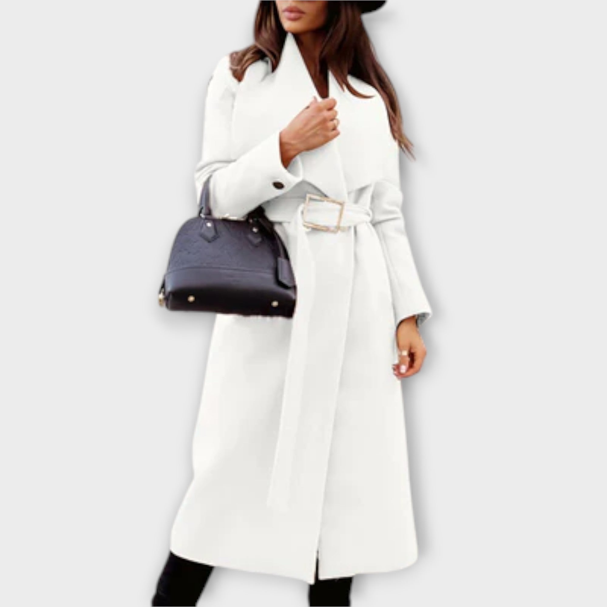 Muriel – Getailleerde jas met riem