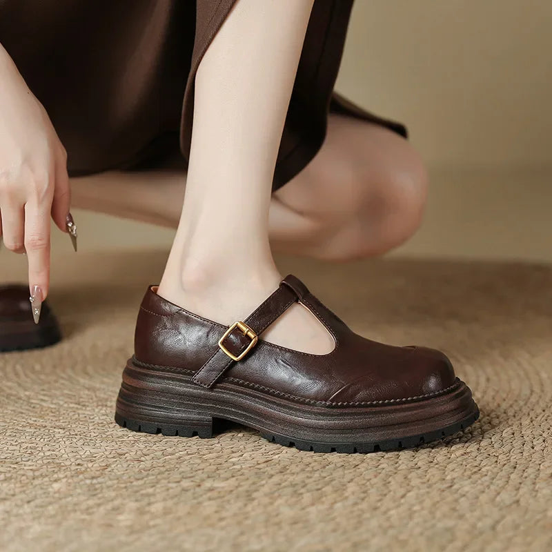 Chiara - Elegante Mary Jane Schoenen van Hoogwaardige Leer