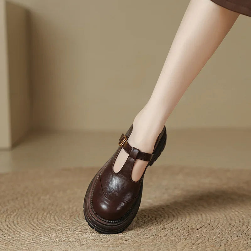 Chiara - Elegante Mary Jane Schoenen van Hoogwaardige Leer