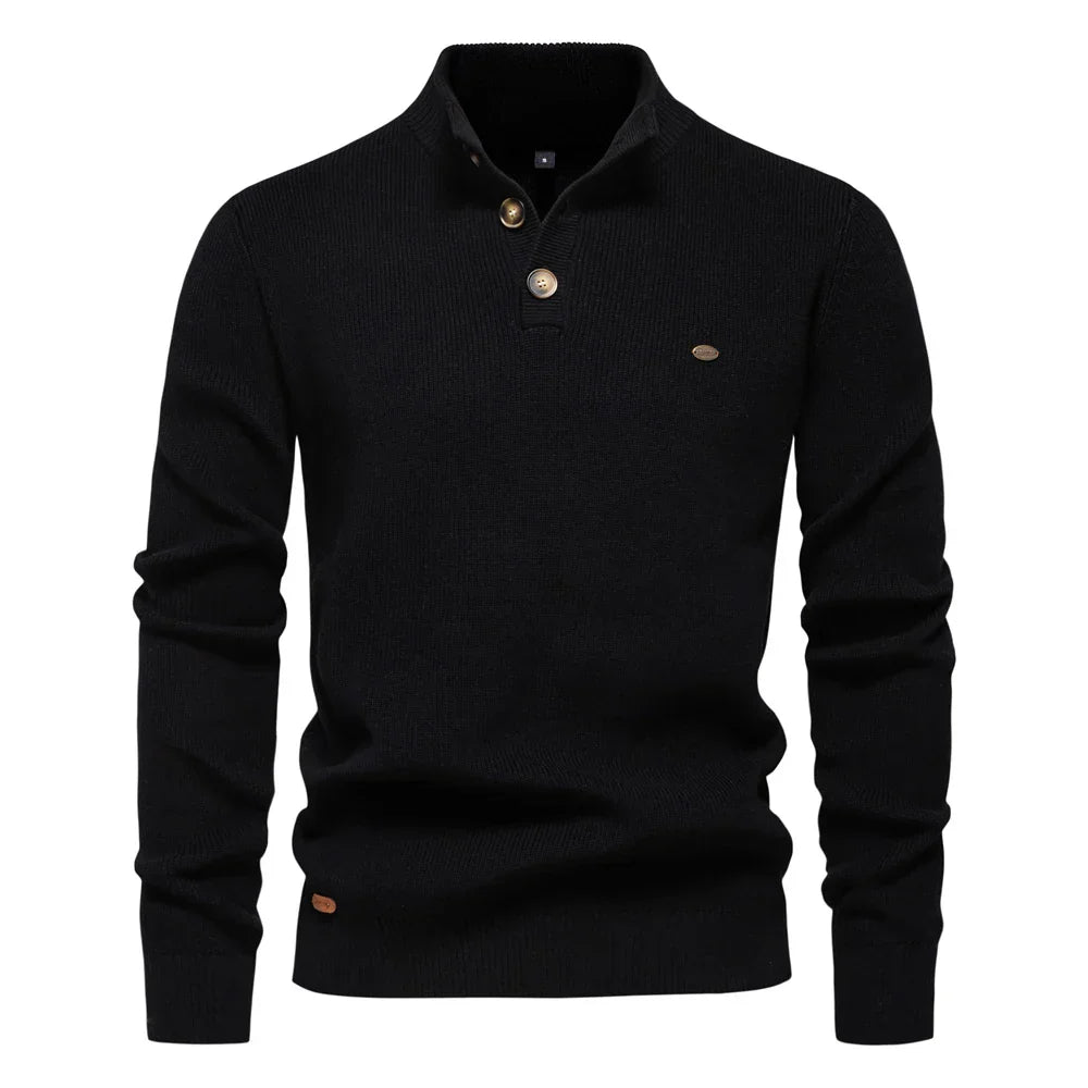 Koelman | Herenpullover met knoopdesign