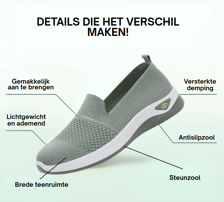 Koelman™ | Orthopedische comfortsneakers voor dames