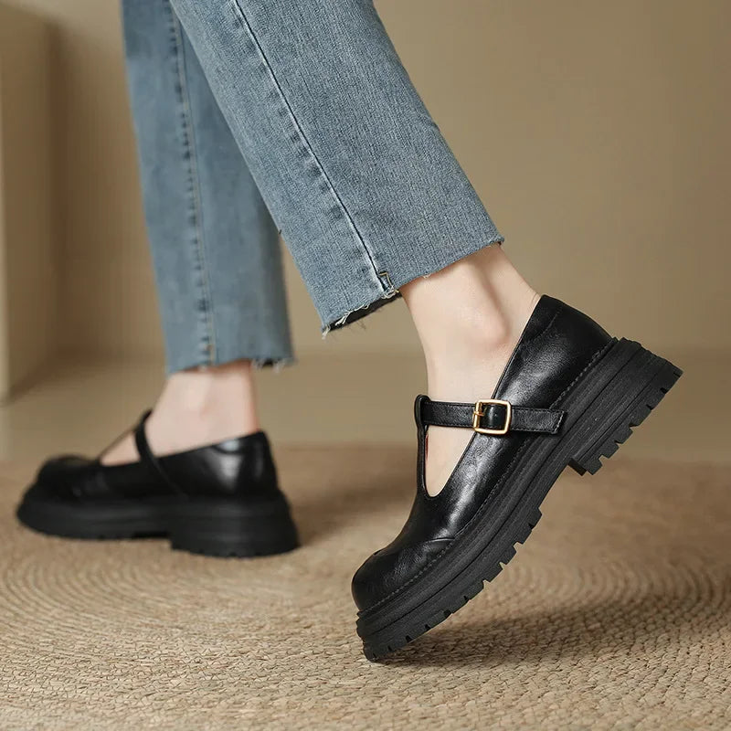 Chiara - Elegante Mary Jane Schoenen van Hoogwaardige Leer