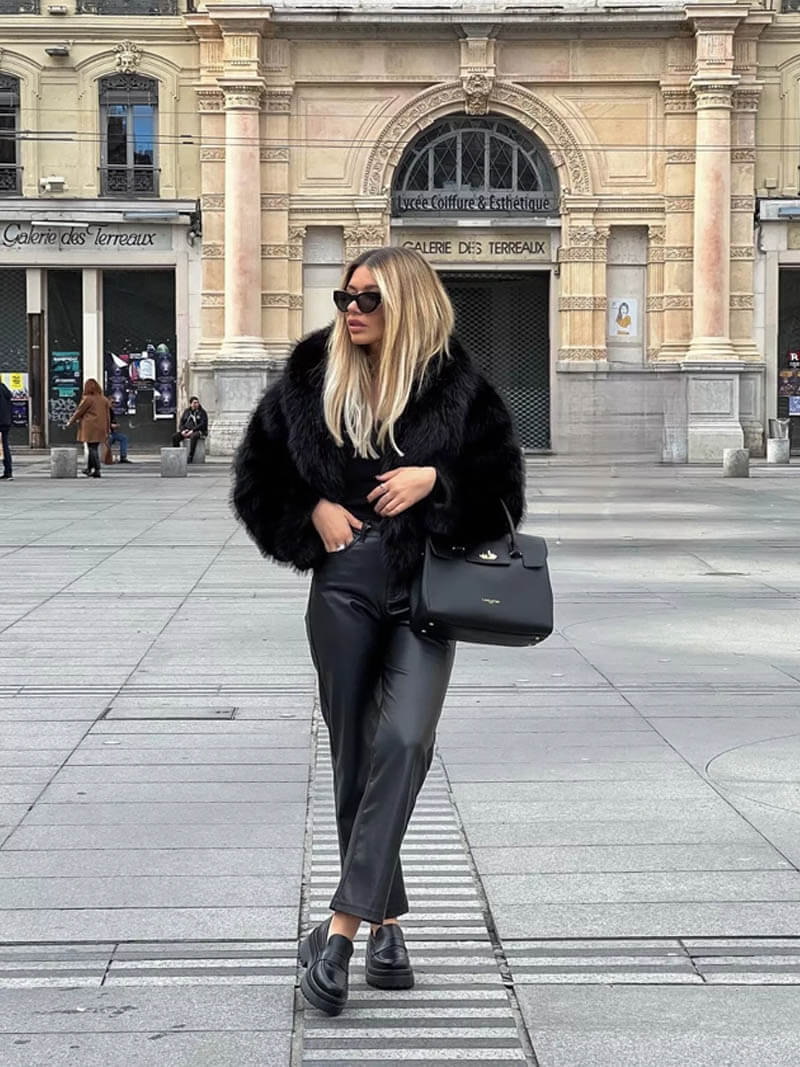 Jenna Kunstbont Jas