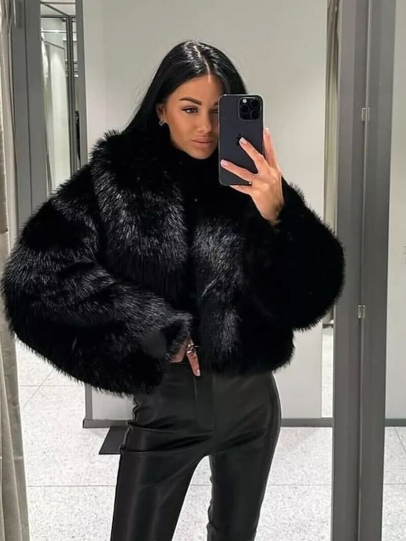 Jenna Kunstbont Jas