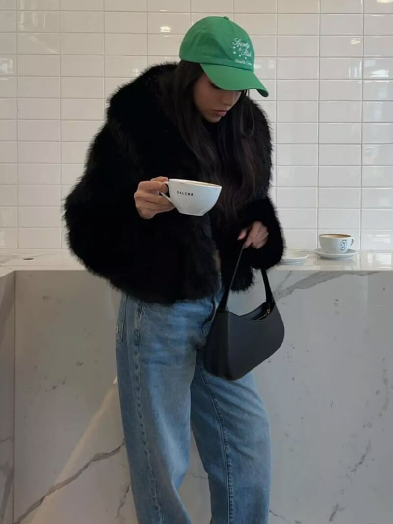 Jenna Kunstbont Jas