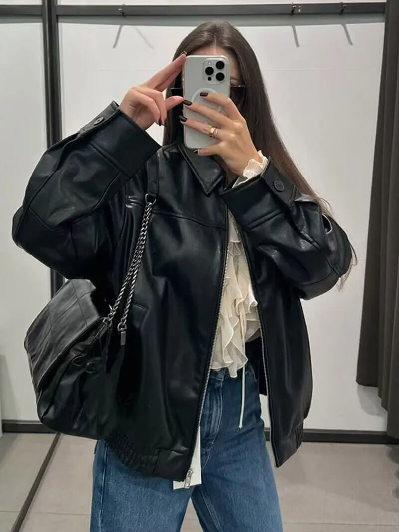 Giacca Lilli in Synthetisch Leer