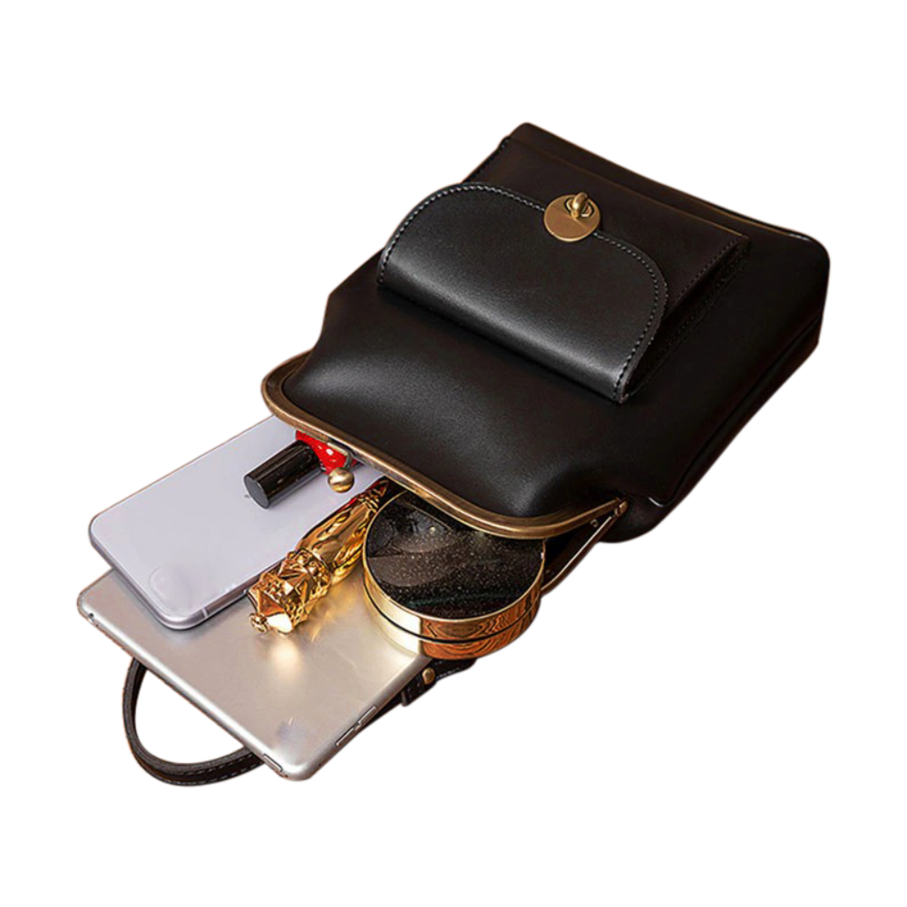 Vintage Sac met Draaisluiting - Het Retro Chic Essentie van Grace