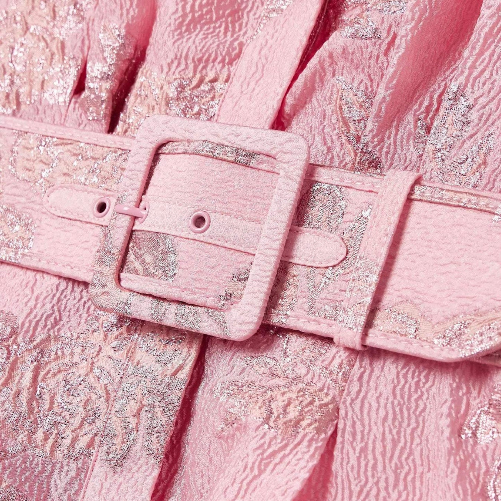 Beatrice™ | Roze Jurk met Ballonmouwen