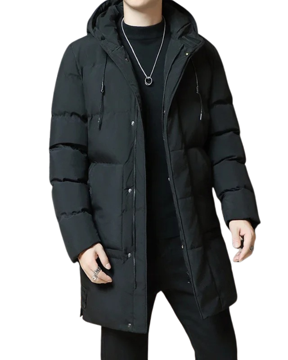 Elegante Lange Winterjas