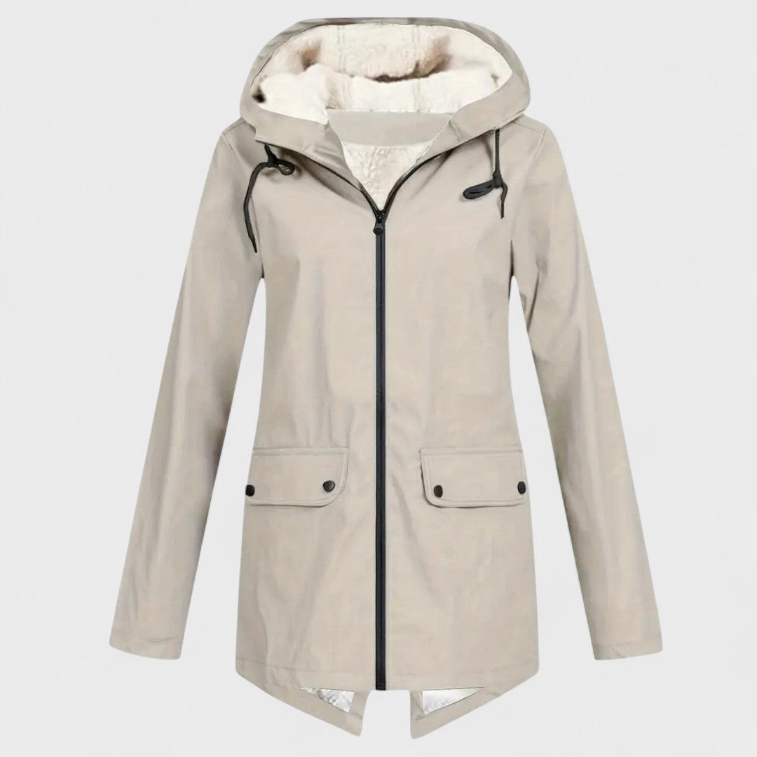 Astrid - Waterdichte parka met fleece voering