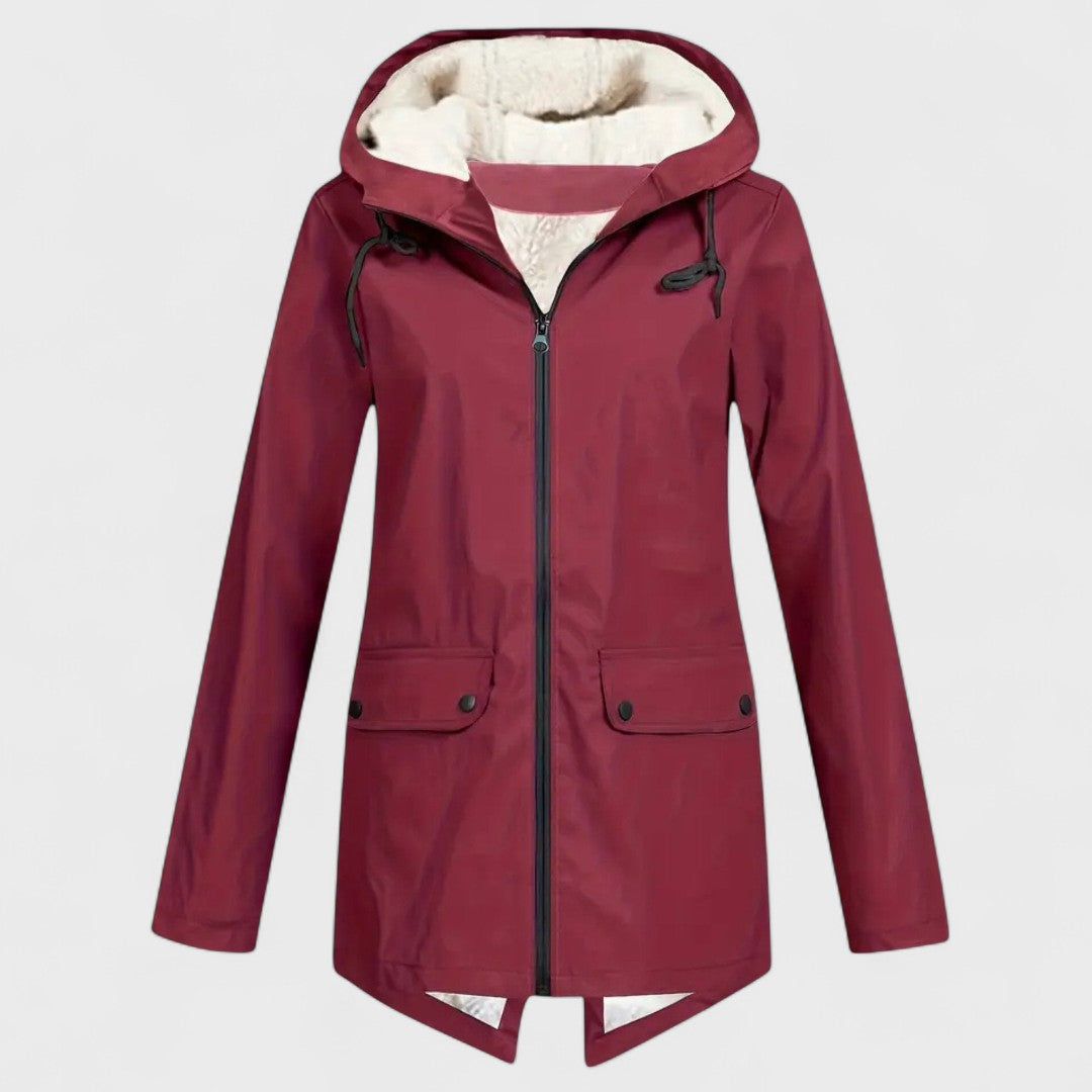 Astrid - Waterdichte parka met fleece voering