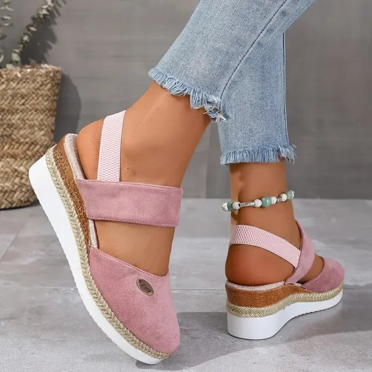 Antonia | Orthopedische sandalen met hak, ademend en ontspannend