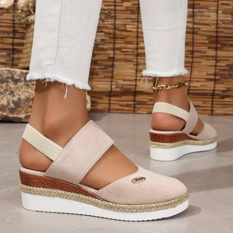 Antonia | Orthopedische sandalen met hak, ademend en ontspannend