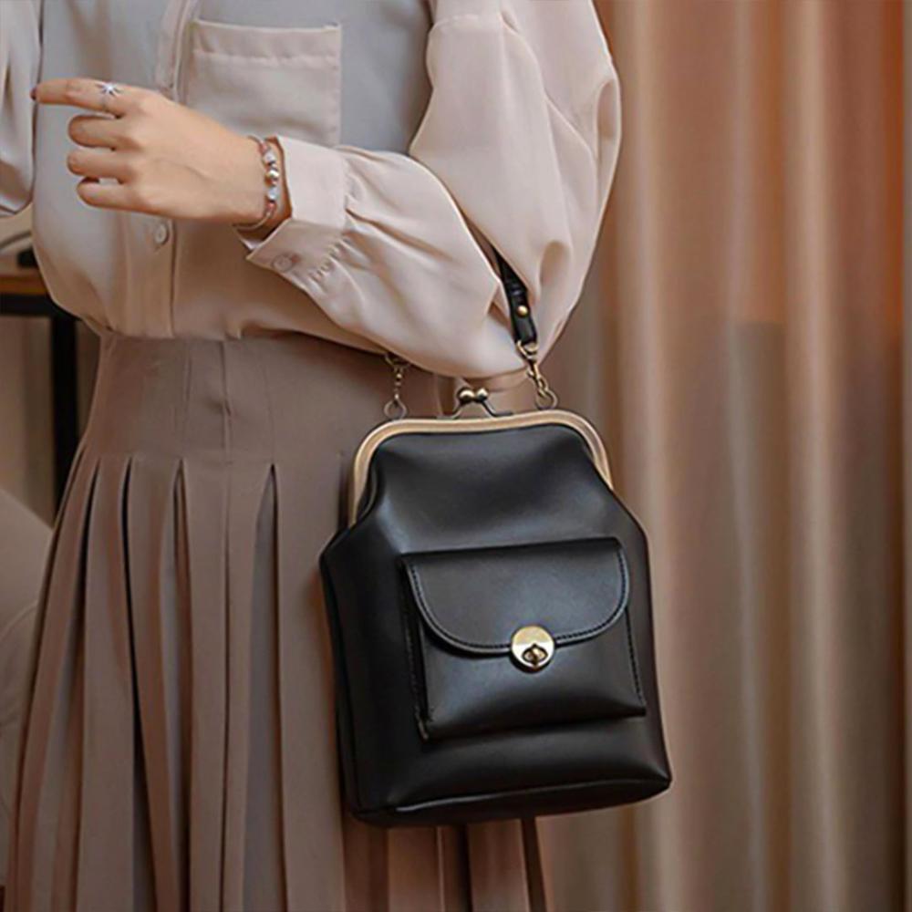 Vintage Sac met Draaisluiting - Het Retro Chic Essentie van Grace